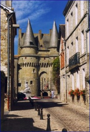 Schloßeingang in Vitré