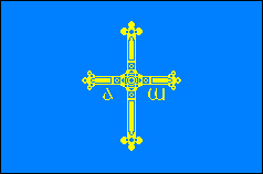 Flagge von Asturia