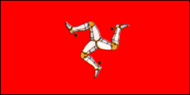 Flagge der Isle of Man