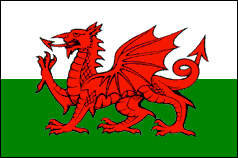 Flagge von Wales